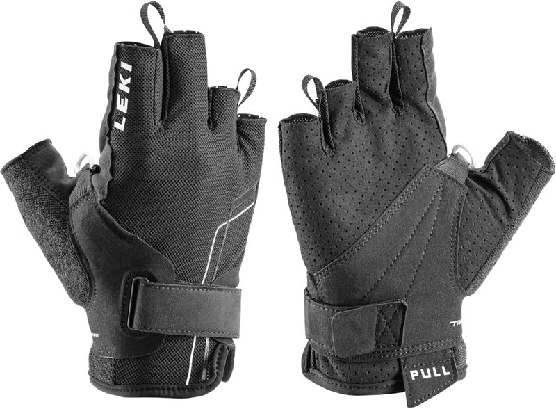 LEKI Cerro S Handschuhe Skihandschuhe Fingerhandschuhe EU 10 schwarz-weiss, EU 10 schwarz-weiss