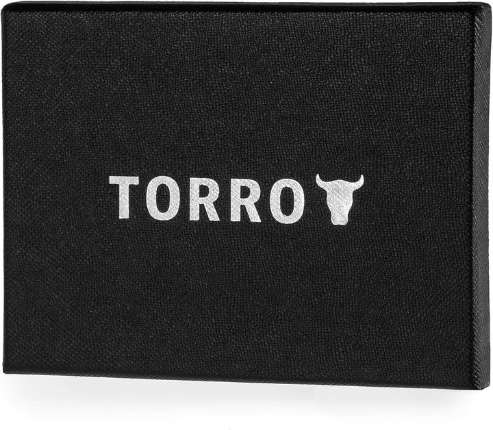 TORRO Kartenhalter- Kreditkartenhalter aus echtem Leder, Slim Wallet, kompatibel mit kontaktlosen Tr