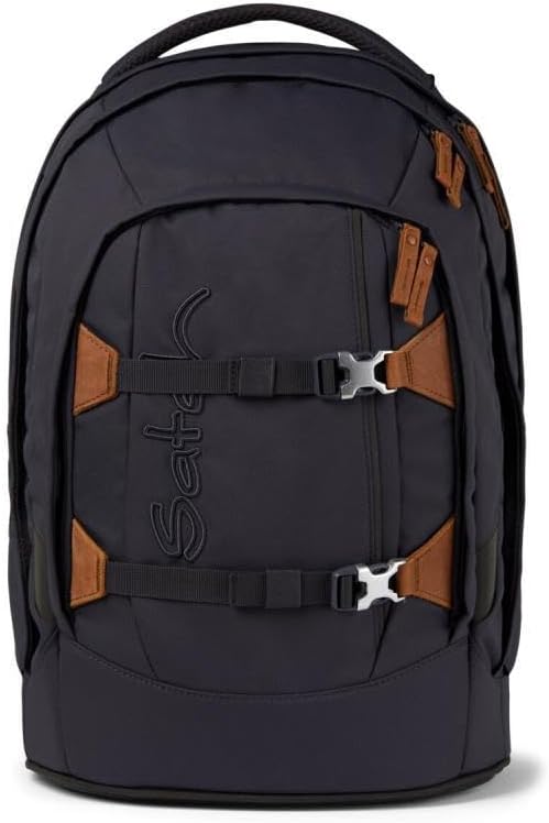 Satch Pack Schulrucksack Set 2tlg. mit Schlamperbox Nordic Grey Skandi Edition, Nordic Grey Skandi E