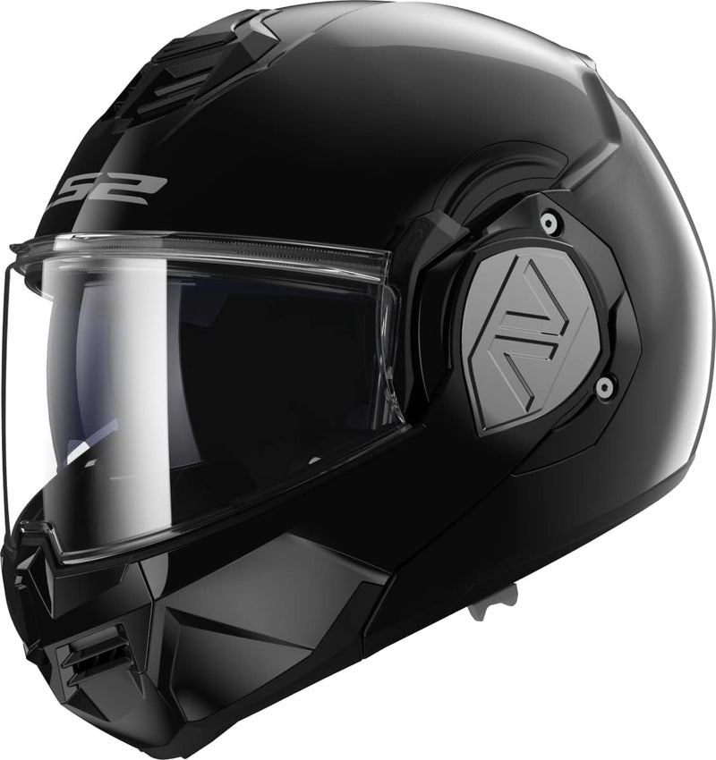 LS2, Modularhelme motorrad ADVANT solid gloss black, XS XS Gloss black, XS Gloss black