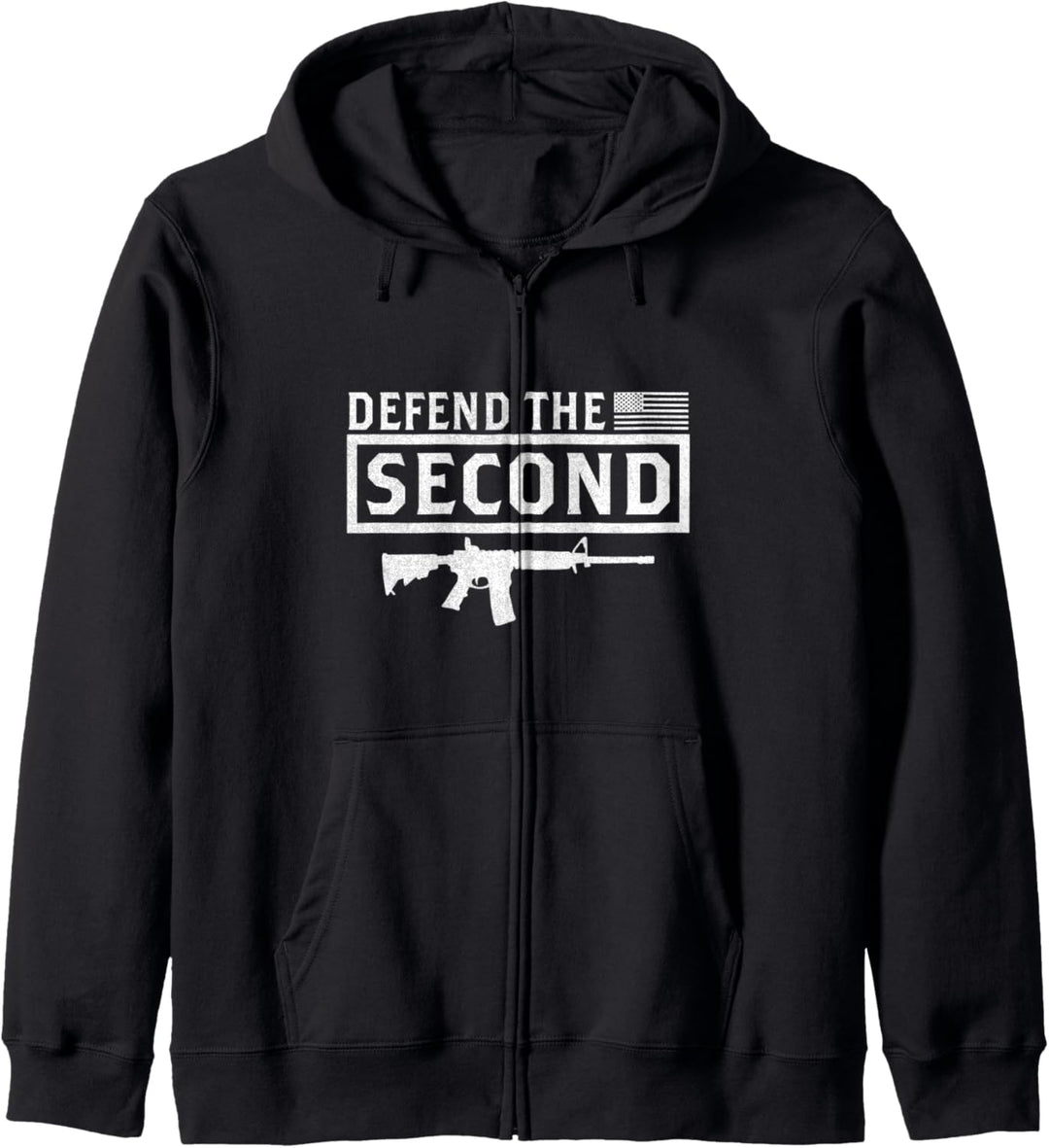 2nd Amendment - 2A - Defend The Second American Flag Geschenk Kapuzenjacke