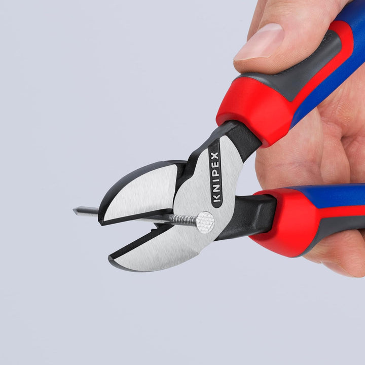 Knipex Kraft-Seitenschneider schwarz atramentiert, mit Mehrkomponenten-Hüllen 200 mm 74 02 200 atram