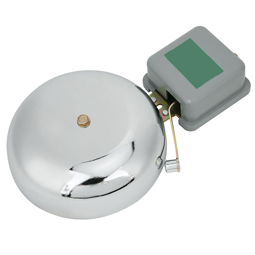 Fafeicy Klassische Türklingel Laut 150 mm AC 220V Funkenfreie Glocken Rostfreiem Stahl Kabelgebunden