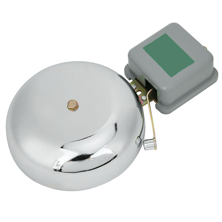 Fafeicy Klassische Türklingel Laut 150 mm AC 220V Funkenfreie Glocken Rostfreiem Stahl Kabelgebunden