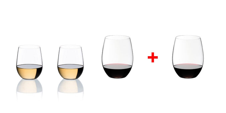 Riedel O Longdrinkgläser, 2er-Set Cabernet/Merlot & Viognier/Chardonnay Set of 4 farblos