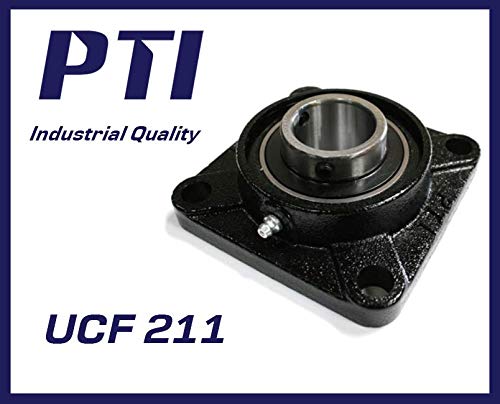 PTI Flanschlager Wellendurchmesser 55 mm Typ UCF 211 zertifizierte Industriequalität