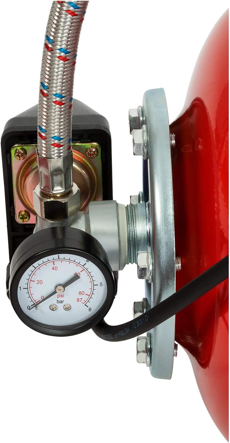 Grafner Hauswasserwerk 1200 Watt (max. 5 bar, 25 Liter Kessel, Fördermenge 3800 Liter/Stunde, Start/
