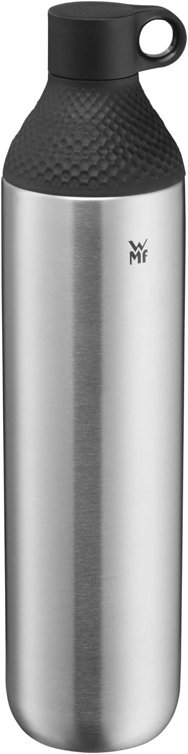 WMF Waterkant Iso2Go Trinkflasche Edelstahl 750ml, Teeflasche, Thermosflasche, Isolierflasche, Kohle