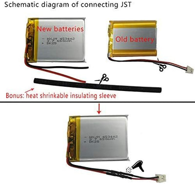 502540 3,7 V Batterie 550 mAh für Sena SMH5-Motorräder Bluetooth-Headset Batteriewechsel Sena SMH5-F