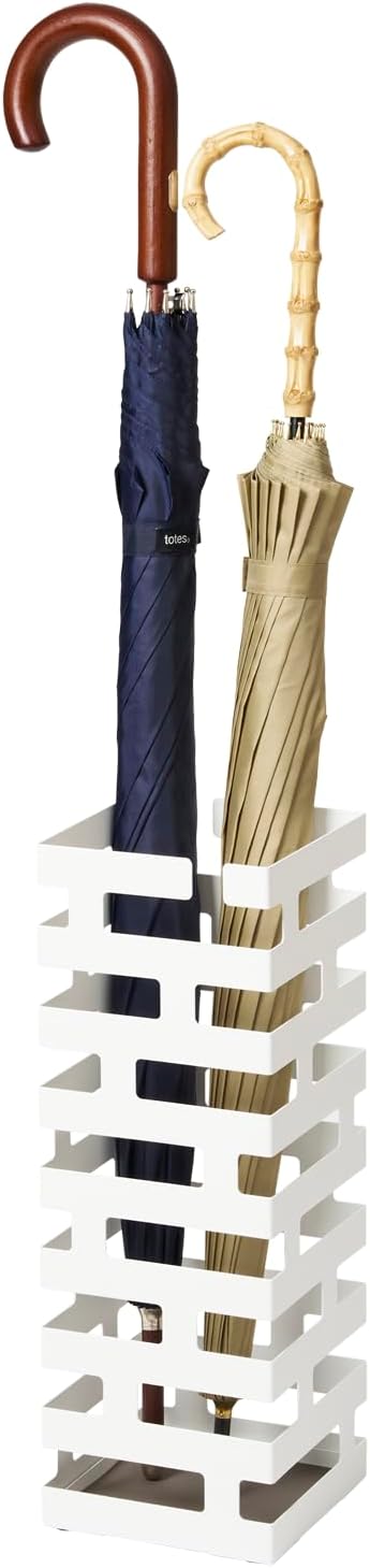 Brick Umbrella Stand Square - white Weiss, Weiss