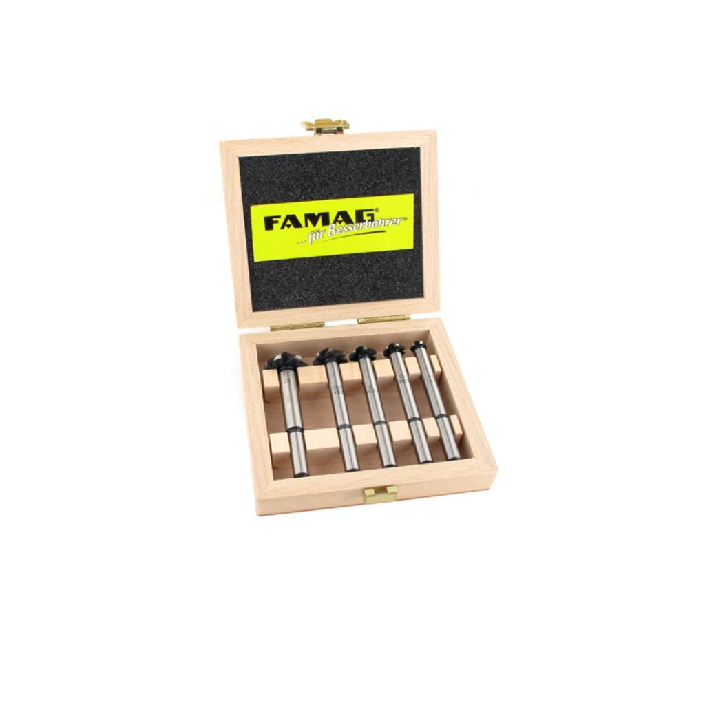 FAMAG Krauskopfversenker-Satz 5-teilig Set 10, 13, 16, 20, 25mm, Set 10, 13, 16, 20, 25mm