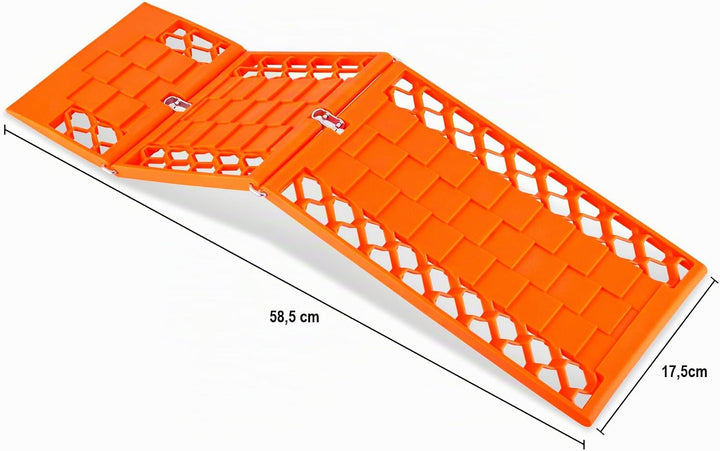2 x Anfahrhilfen Wohnmobile Offroad Anfahrhilfe 60x17,5cm Schnee Pannenhilfe Set