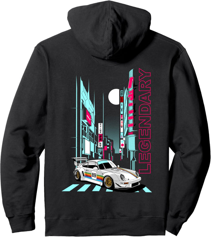 JDM x Oldtimer Fan Rwb Retro Tuning Classic Car Auto Pullover Hoodie