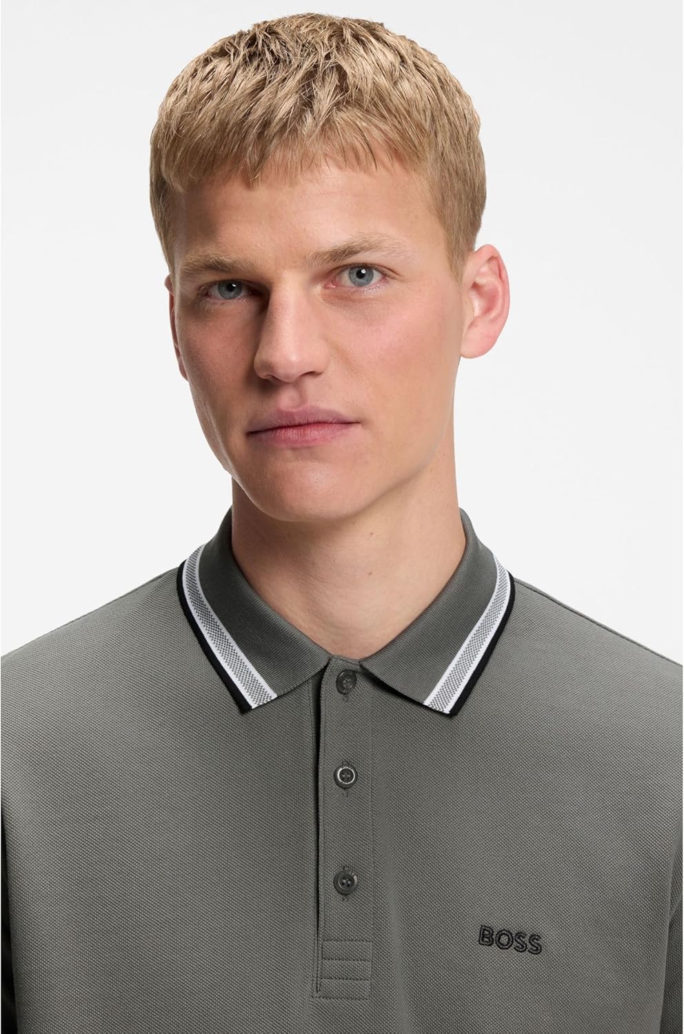 BOSS Green Herren Poloshirt Paddy 3XL Light/Pastel Grey54, 3XL Light/Pastel Grey54