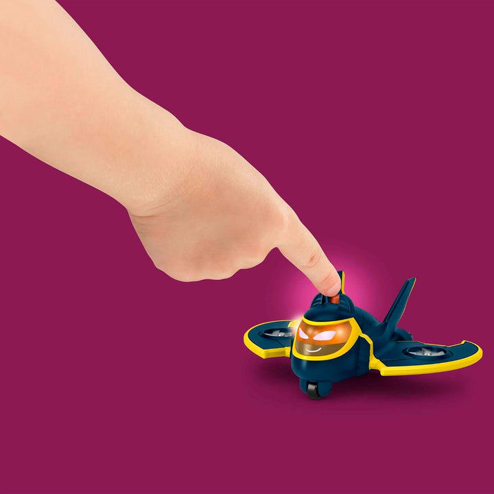 Fisher-Price Bathwheels Redbird und Batwing und 3 Knopfzellen - Spielzeugauto-Set mit 2 Batwheels-Fi