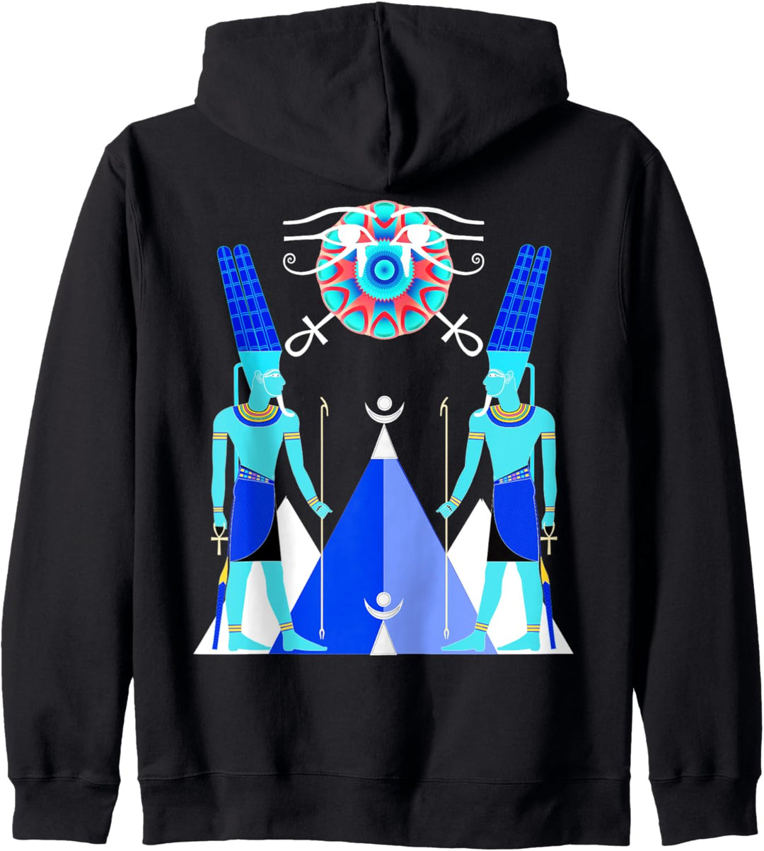 Psychedelic Amun Kapuzenjacke