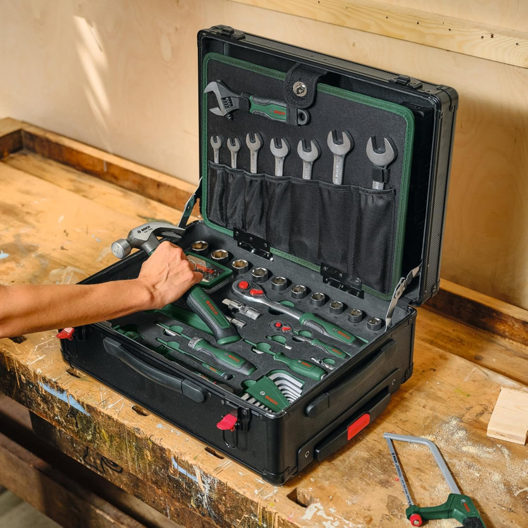Bosch Rollwerkzeugkoffer-Set 119-teilig (Zubehör Handwerkzeug)
