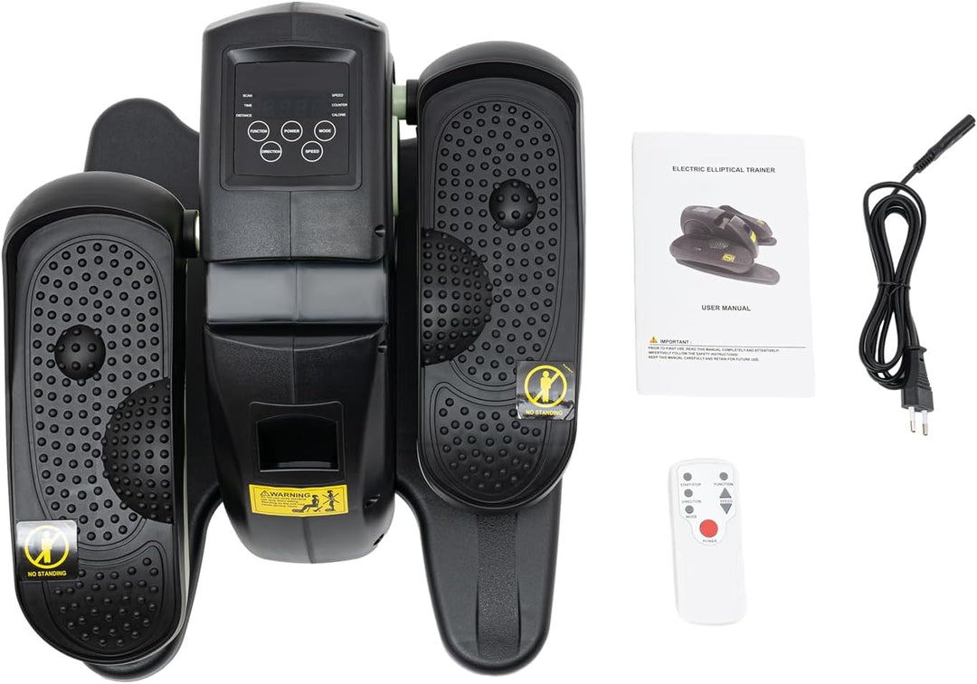 Heimtrainer Pedaltrainer Set Geschwindigkeiten einstellbar leise Beintrainer LCD-Display für Zuhause