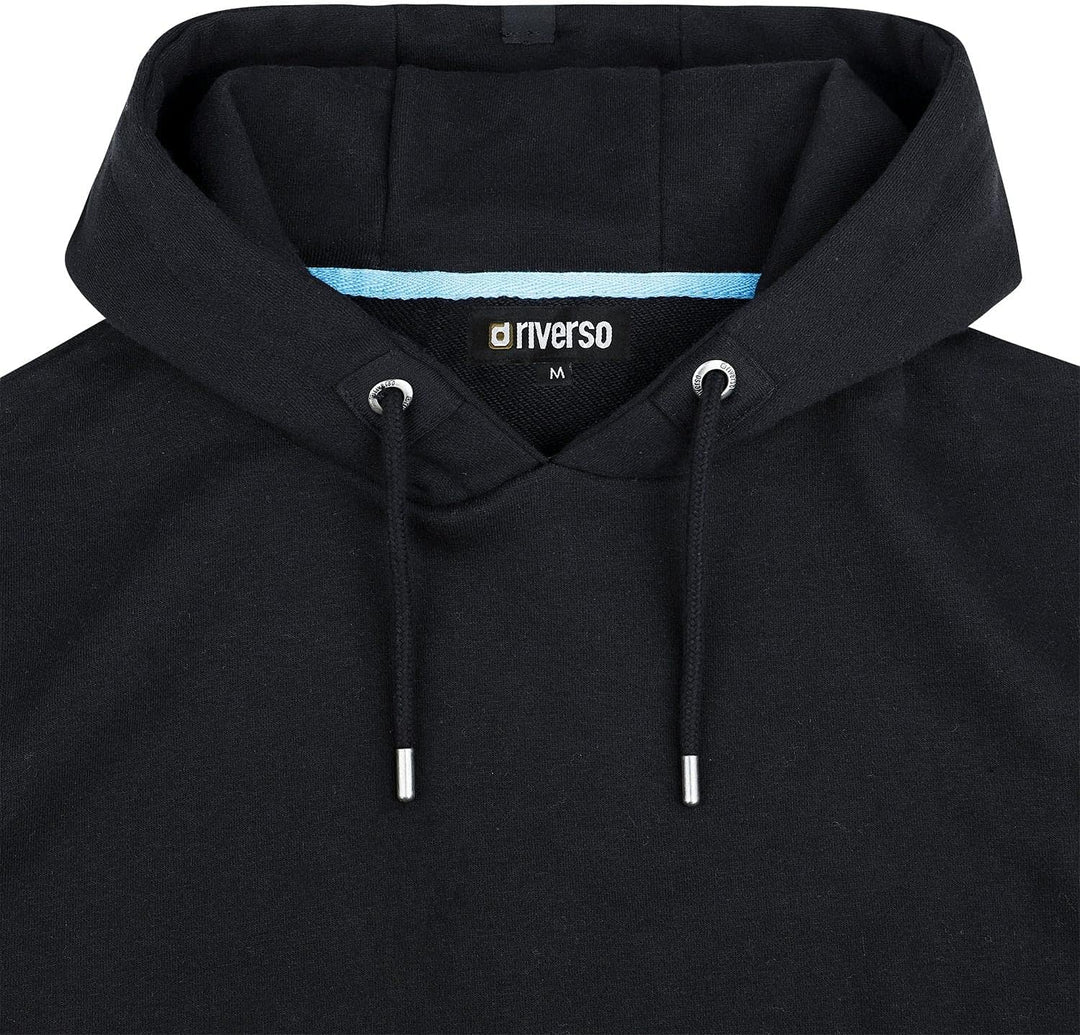 riverso Herren Kapuzenpullover RIVTheo Hoodie Sweatshirt Pullover Kapuze Kängurutaschen Regular Fit