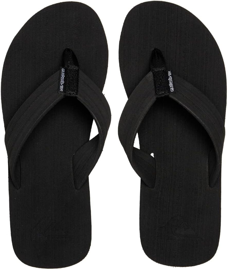 Quiksilver Herren Molokai Layback Sandale 39 EU Black White Black, 39 EU Black White Black