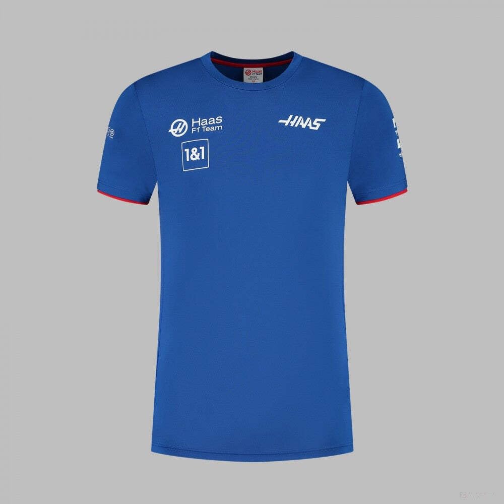 Haas Racing F1 2022 Herren Team Fitted T-Shirt S Blau, S Blau