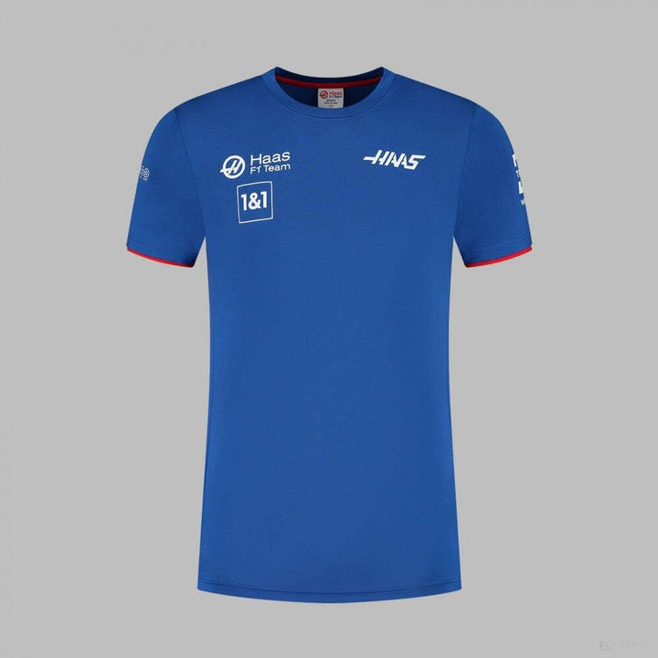 Haas Racing F1 2022 Herren Team Fitted T-Shirt S Blau, S Blau