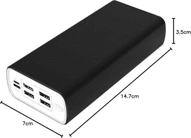 TOOSPON Powerbank 50000mAh mit Modischem und Einzigartigem Design, Schnellladefunktion für Handy, Ta