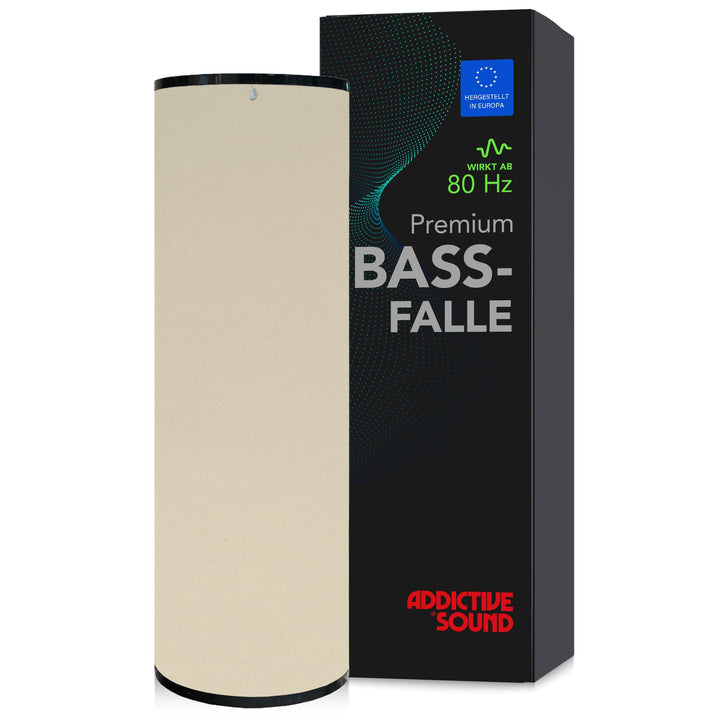 Addictive Sound Premium Schalldämmung Wand 100x30 cm Bassfalle - Akustikpaneele Wand zum Hause, Stud