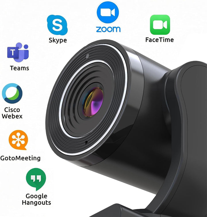 TOUCAN Streaming USB Webcam – Ihre 1080p-HD-Kamera mit 60 fps, Weitwinkel, Low-Light-Funktion und Mi