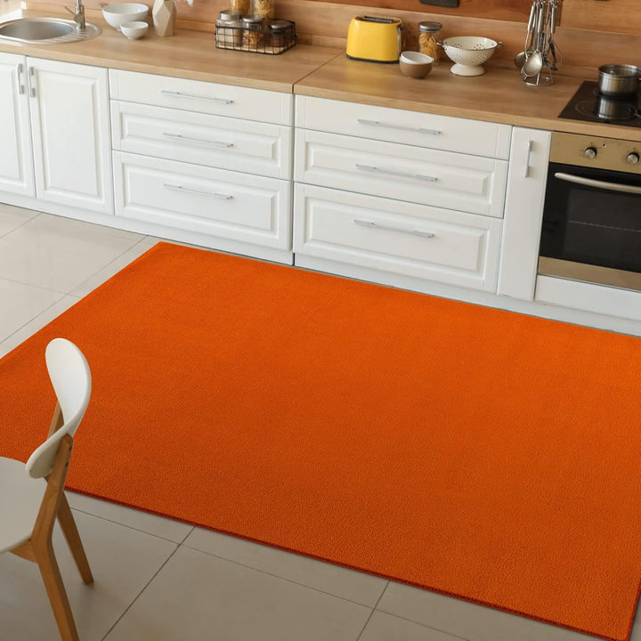 Impression Kurzflor-Wohnzimmerteppich - Schlichte Moderne Teppiche für Schlafzimmer, Büro, Flur, Küc