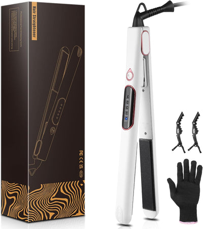 Glätteisen Locken und Glätten 2 in 1, Reise Haarglätter Keramik Wellen Klein Locken, Hair Straighten