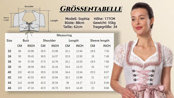 Dirndlbluse Hochgeschlossen,Exklusive Trachtenmode Dirndlbluse Langarm Dirndlbluse Weiss Spitze Trac