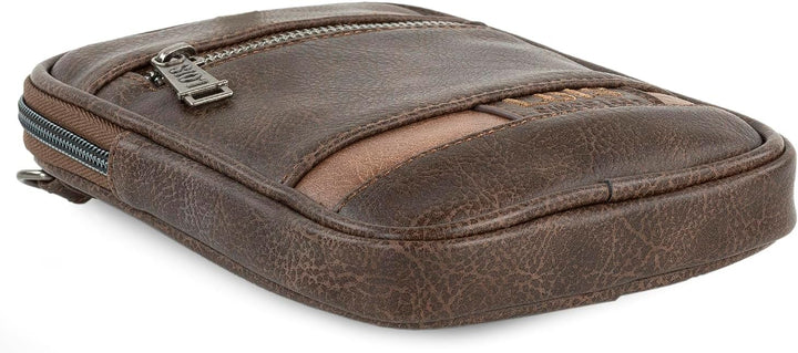 Lois - Umhängetasche Herren Klein mit Verstellbarem Riemen - Handytasche zum Umhängen Herren, Herren
