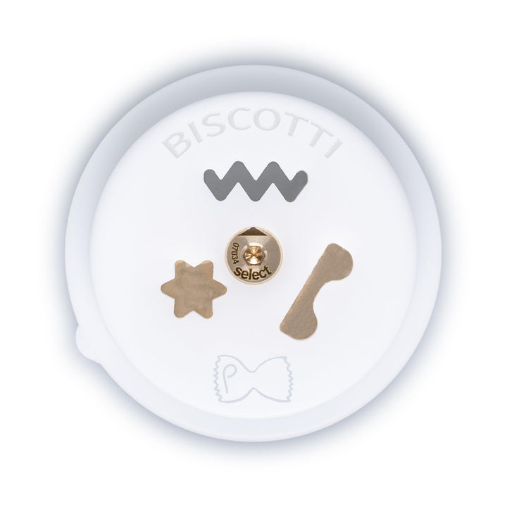 Pastidea - Matrize aus POM Kekse Biscotti kompatibel mit Philips Pastamaker Avance und Serie 7000
