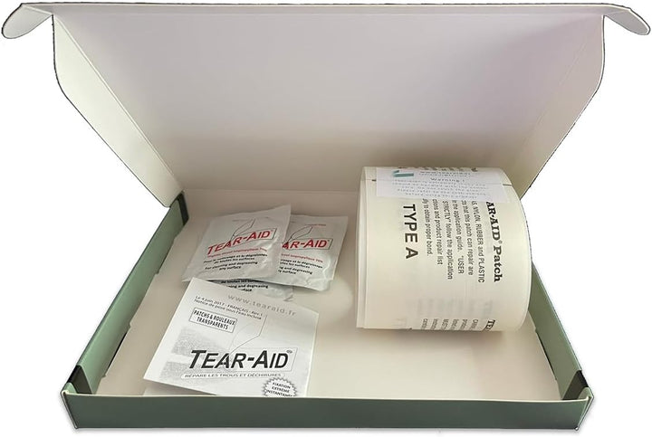 Tear Aid Selbstklebender Reparatur-Flicken Typ A für Zelte, Drachen, Gummiboote, Segel, Stoffe 75mm