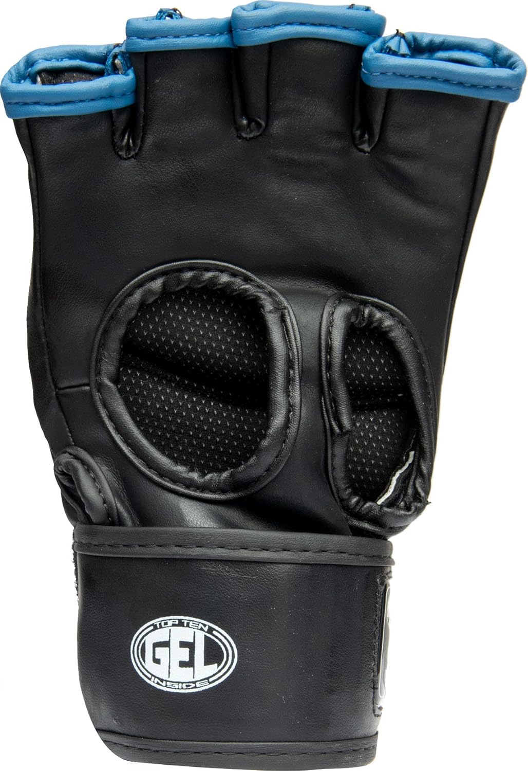 TOP TEN MMA Ultimate-Fight-Handschuhe „Octagon“ Weiss - Blau S, Weiss - Blau S