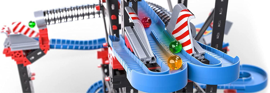 fischertechnik 564070 Kugelbahn Marble Competition – Bausatz für Kinder ab 8 Jahren, Lernspielzeug f