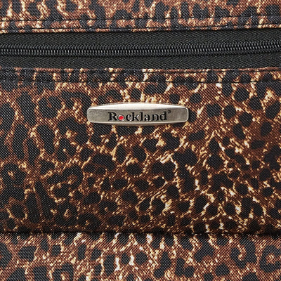 Rockland Fashion Softside Gepäck-Set, aufrecht stehend, Leopard, Einheitsgrösse, Fashion Softside Ge