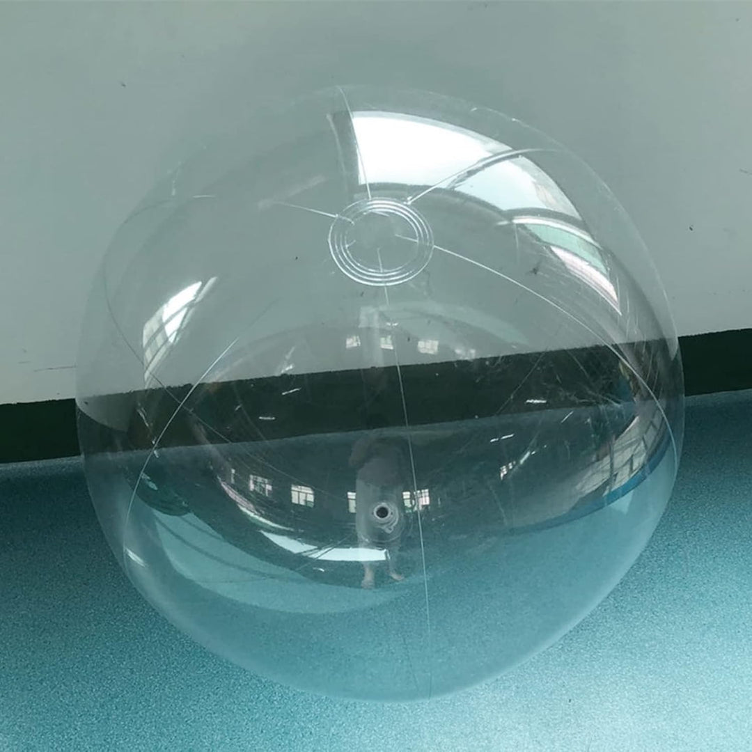 6 Stück aufblasbarer, transparenter Ball, 40,6 cm, PVC-Wasserball, heller Wasserballon, transparente