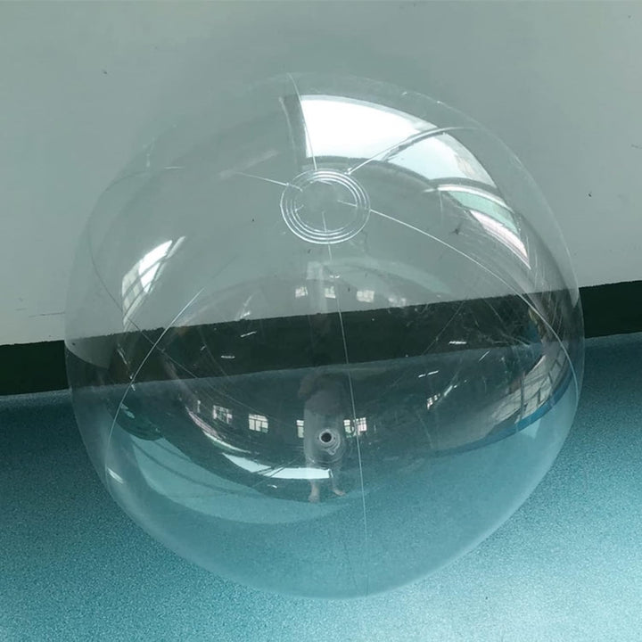 6 Stück aufblasbarer, transparenter Ball, 40,6 cm, PVC-Wasserball, heller Wasserballon, transparente