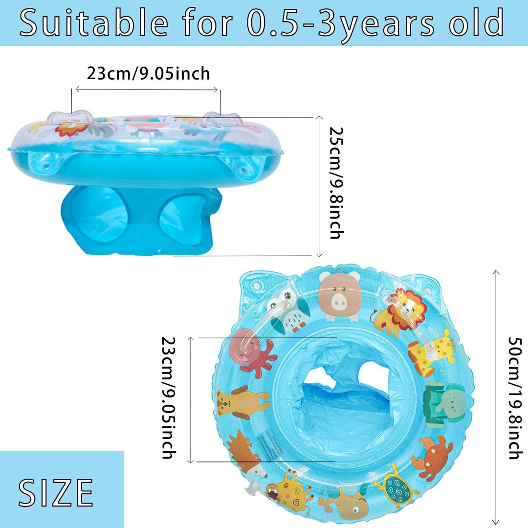 Schwimmring Baby, Verstellbare Aufblasbare Schwimmsitz für Baby, Schwimmen Ring für Kinder, Schwimmh