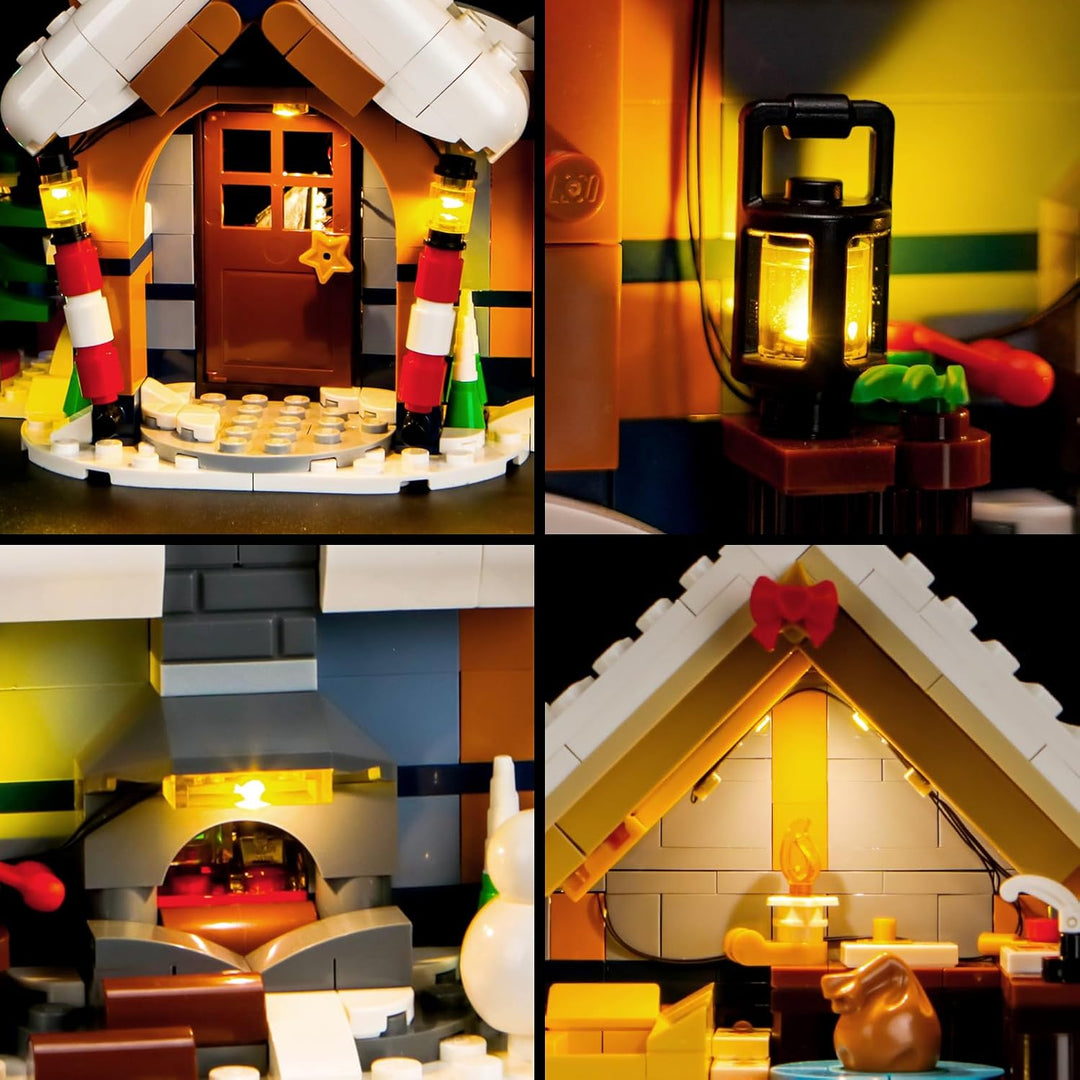 Fernbedienung Led Licht Set Kompatibel mit Lego 10339 Santa's Post Office (Kein Modell), Led Beleuch