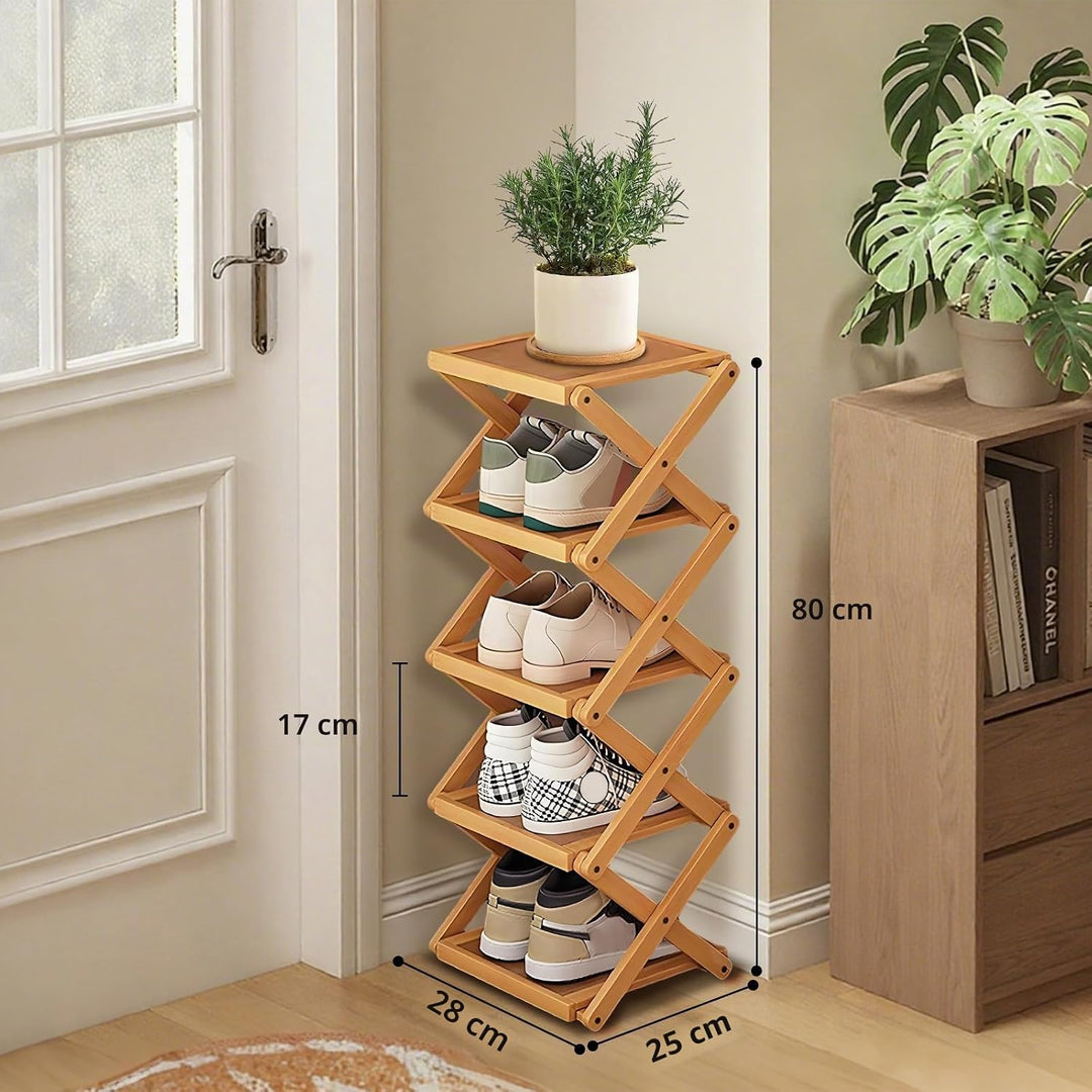 YYW Schuhregal, faltbares Schuh-Organizer, freistehendes Regal für Eingangsbereich, Schrank, Flur, f