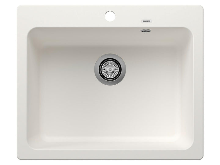 BLANCO NAYA 6 | SILGRANIT weiss | Einbauart: Einbau von Oben | ohne Ablauffernbedienung | 60er Unter
