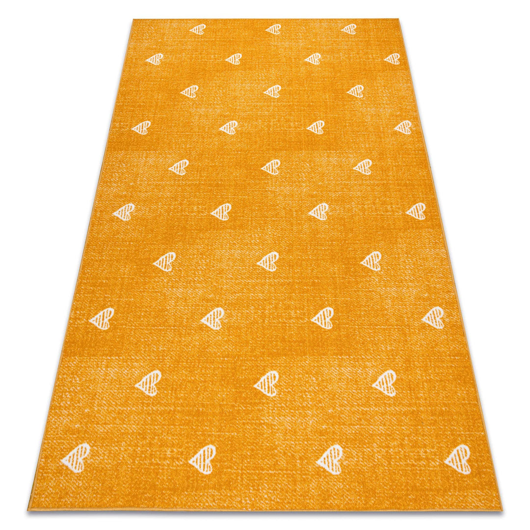 Teppich für Kinder Hearts Jeans, Vintage Herzen - orange 100x150 cm 100x150 cm Hearts Orange, 100x15