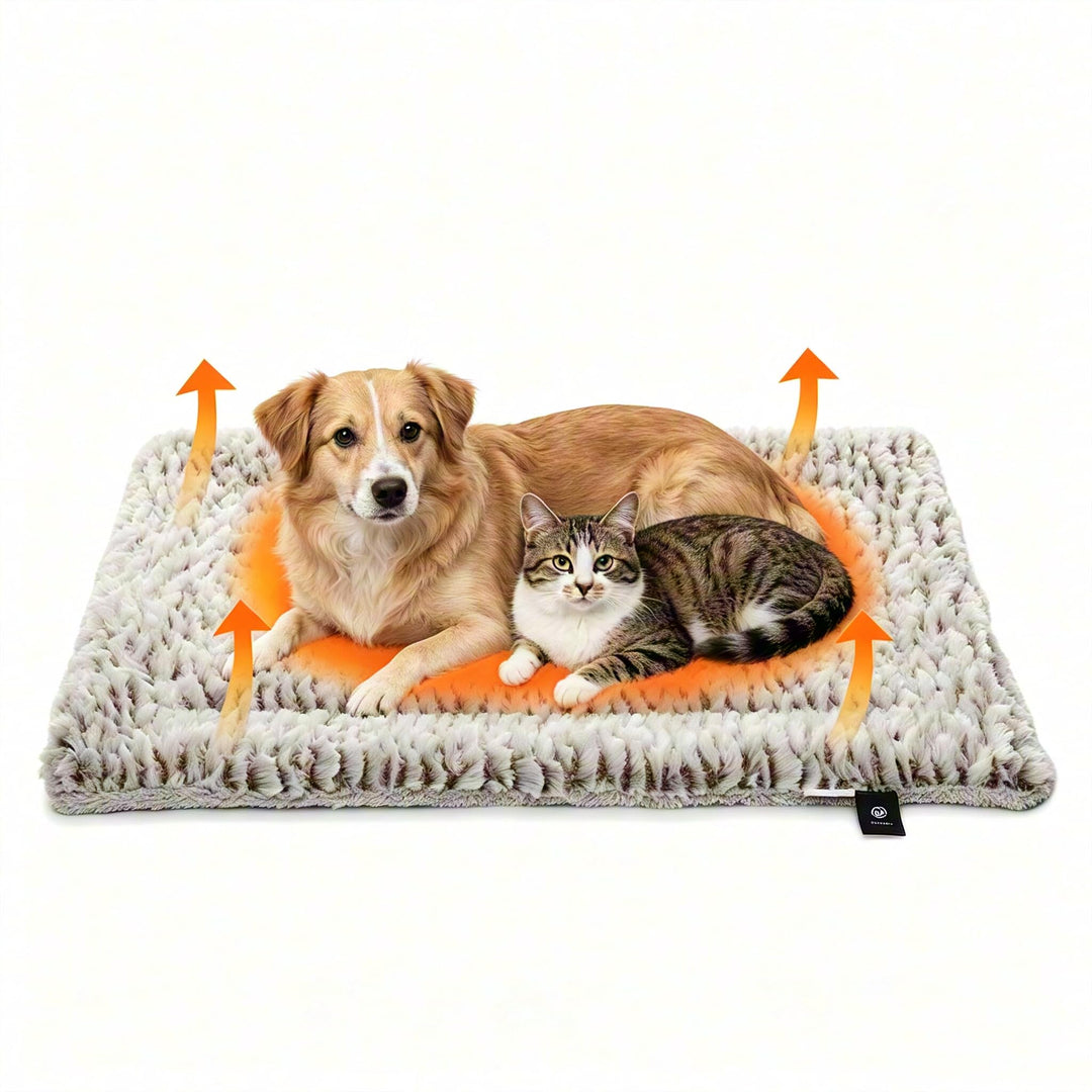 Mora Pets Wärmedecke für Katze Selbstheizende Katzendecke Selbstwärmend Decke Heizdecke für Katzen u