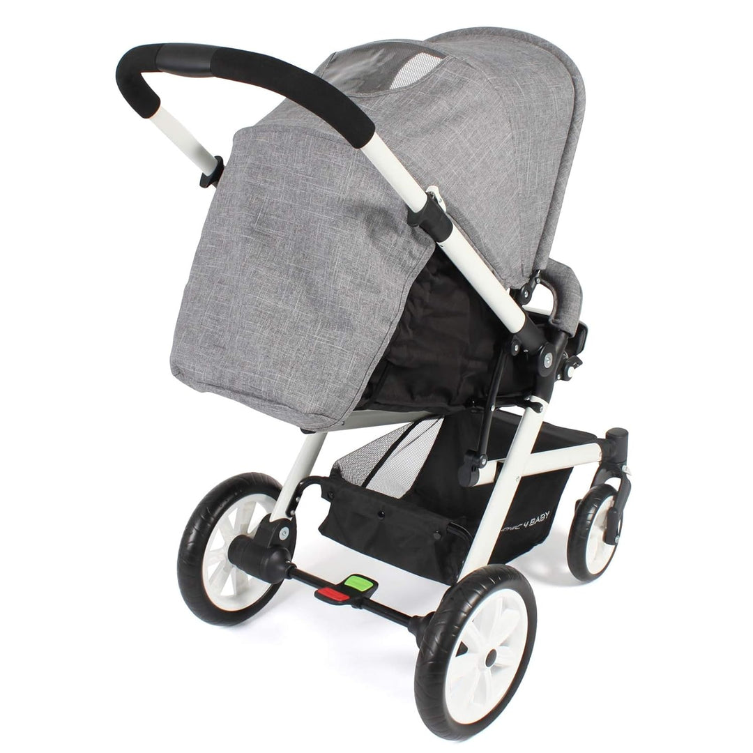 CHIC 4 BABY 157 32 Sportwagen Boomer, Buggy, Kinder-Sportwagen, Melange grau grau 1 Stück（1 er Pack）