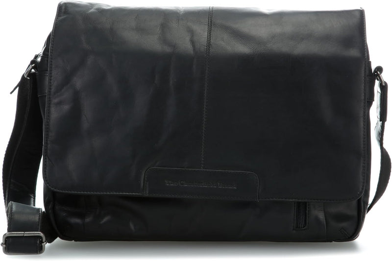 The Chesterfield Brand Wax Pull Up Richard Messenger Leder 40 cm Laptopfach Schwarz Einheitsgrösse,