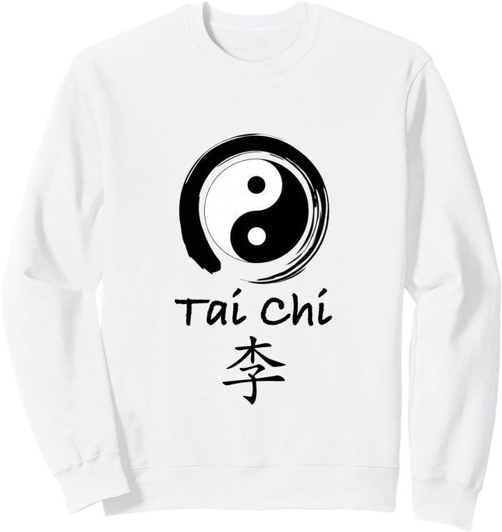 Tai Chi Anfänger/Klassische Tai Chi Kalligraphie Kanji Design Sweatshirt