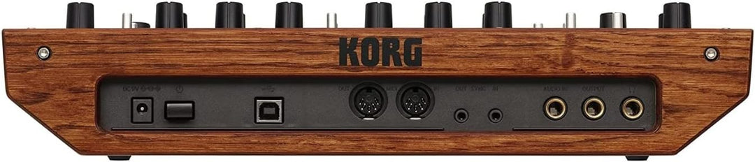 Korg Monolog monophoner Analogsynthesizer mit Voreinstellungen silber, Silber